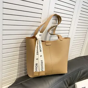 Kazze New Design Fashion Bags For Ladies Girls Simple Style Tote Bags With Pockets Work Commute Portable Storage Cheap Handbag