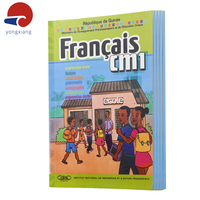 Service d'impression de livres éducatifs à reliure parfaite, vente chaude personnalisée, livre broché, manuel scolaire, carton kraft