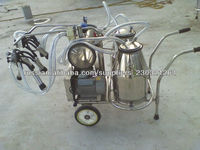 Machine à traire à pompe à seaux simples et doubles de 25 L pour vache et chèvre, état neuf