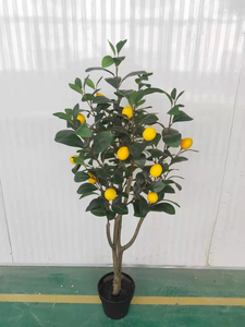 Fausses plantes fruits <span class=keywords><strong>en</strong></span> plastique, bonsaï <span class=keywords><strong>en</strong></span> <span class=keywords><strong>pot</strong></span> ornement, bon marché, décoration de maison, <span class=keywords><strong>arbre</strong></span> de citron artificiel pour jardin, expédition <span class=keywords><strong>en</strong></span> chine, - Product Image 4