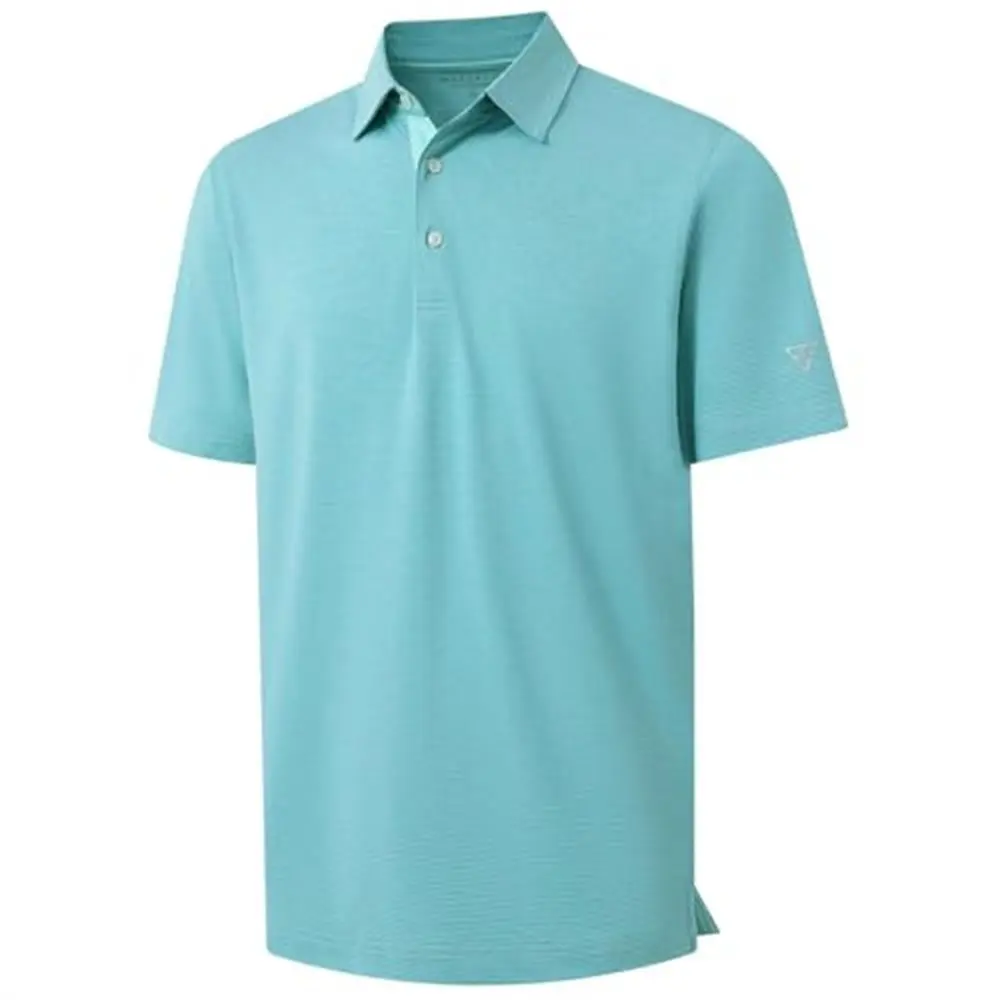 Nueva llegada de los hombres Polos camisa de solapa personalizada Botón de secado rápido cómodo Premium Fitness Sport Tri Blend camiseta