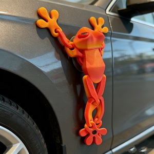 Aimants de réfrigérateur en forme de grenouille magnétique imprimés en 3D en plastique de haute technologie, les plus tendances, jouets de dragon phosphorescents - Product Image 4