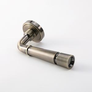 Manija de puerta de palanca de bronce antiguo brillante europeo Maxery, juego de cerradura de manija de puerta de zinc de lujo Vintage para herrajes de puerta Interior - Product Image 3