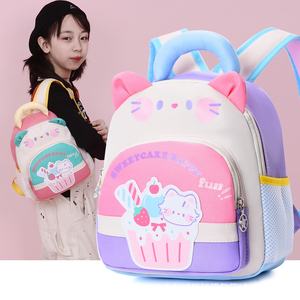 Zaino Unisex per Bambini dell'<span class=keywords><strong>Asilo</strong></span>, Design Carino con Auto Cartoon, Impermeabile in Oxford, Leggero con Protezione per la Schiena, 1-3 Anni - Product Image 4