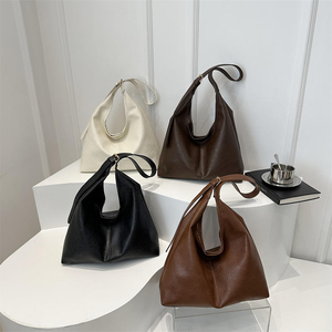 Sac à main tendance en cuir PU souple grande capacité pour femme, style décontracté, idéal pour les trajets quotidiens - Collection 2026 - Product Image 1