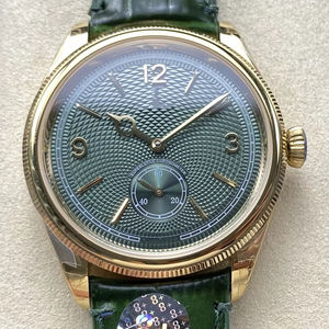 Reloj Mecánico de Lujo de la Mejor Calidad, Sumergible, 40 mm, 8+ de Fábrica, Acero 904, Movimiento ETA 7140, 52509, Dorado Verde, 1908 - Product Image 1