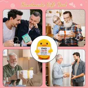 Muñeco de Pato de Ganchillo Hecho a Mano para Apoyo Emocional - Linda Decoración para el Hogar, Regalo de Cumpleaños para Mujeres y Hombres, Estilo de Dibujos Animados Ecológico - Product Image 6