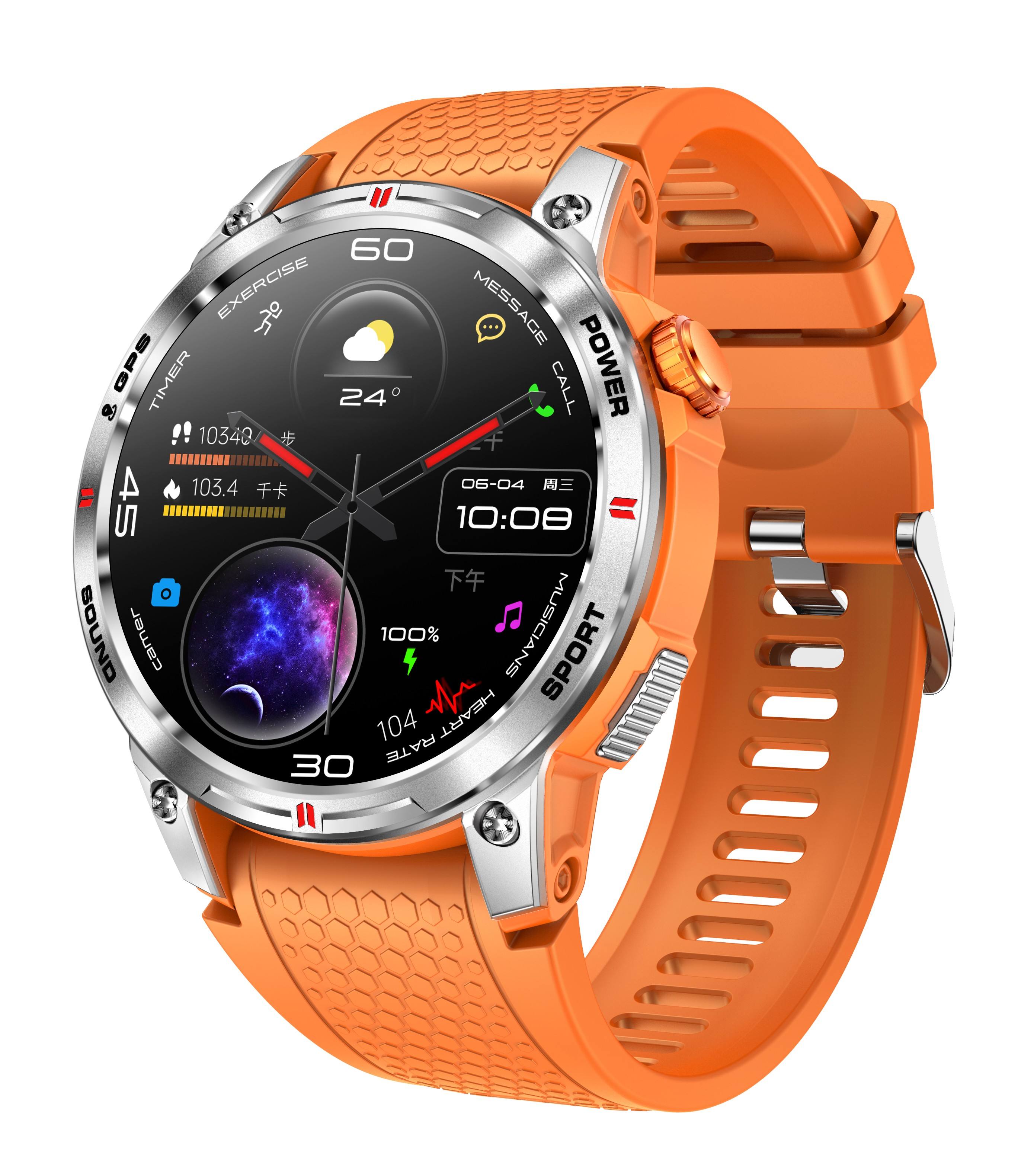 NX18 Pro  Outdoor Sports Style Smart Watch 2026 AMOLED Screen 466*466 IP68 Heart Rate Detection Compass GPS Smart Watch