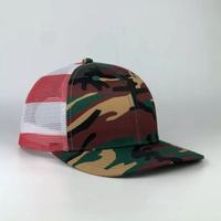 Sombrero de camionero de malla de ala plana de 6 paneles de alta calidad para hombres logotipo bordado personalizado Hip Hop estilo de moda tela de encaje deportes al aire libre
