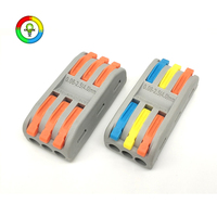 Fabrik-Großhandel PCT-2 Serie Hebelklemmenblock CE-Zertifiziert 32A 250V 2-5 Port Schnellverbindungs-Kabelverbinder