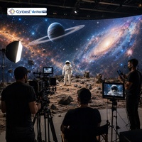 Écran d'affichage vidéo LED virtuel CANBEST 7680Hz pour studio de diffusion télévisuelle, tournage commercial et production cinématographique créative