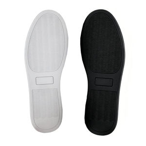 Suela de Zapato de Plataforma TPR Blanca y Negra de Alta Elasticidad HT-9K0423, Talla 24-46, Logotipo Personalizado, Antideslizante, Resistente al Desgaste, Suela para Calzado Informal - Product Image 3