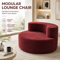 Canapé d'angle incurvé de luxe en forme de L, fauteuil moderne, siège rembourré en peluche, éponge, modulaire, pour appartement, salon, hôtel