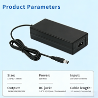 Adaptateurs d'alimentation à découpage 36V 24V 12V 5V 60W multi-pays, chargeur haute qualité 1.6A avec protection contre les surtensions