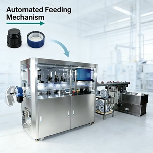 Máquina de Inspección Visual CCD para Tapas de Botellas con Carga Automática, Detecta Manchas, Rebabas, Rayones, Arrugas + Unidad de Rechazo Neumática - Product Image 3