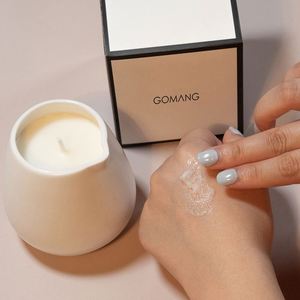 Offre Spéciale personnalisé basse température basse quantité minimale de commande bougie de <span class=keywords><strong>massage</strong></span> de marque privée corps <span class=keywords><strong>sexy</strong></span> avec pot en céramique bec - Product Image 2