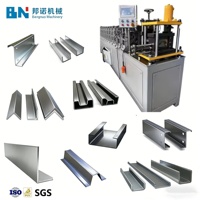 Nouvelle machine de profilage de quincaillerie en acier pour la production de tuiles de toiture, avec contrôle PLC, composants moteur, pompe et engrenages, longue durée de vie