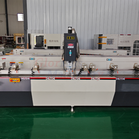Máquina de Perforación CNC de 3 Ejes Shandong, Perforadora y Roscadora Multicabezal, Maquinaria Automática para Fabricación de Ventanas y Puertas