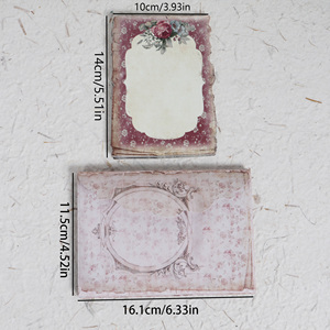 JAI IMAN 48 pièces (avec enveloppe) <span class=keywords><strong>carte</strong></span> postale d'<span class=keywords><strong>anniversaire</strong></span> de bénédiction décorative de forme spéciale vintage pour bricolage <span class=keywords><strong>carte</strong></span>-cadeau pour scrapbooking - Product Image 2