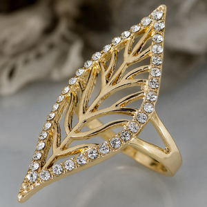 Anello Bohémien a Foglia, Design Vintage, Accessorio di Moda per Uso Quotidiano - Product Image 6