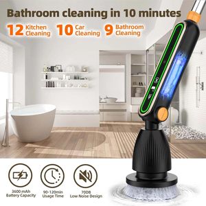 ที่ขัดแบบหมุนอเนกประสงค์ขนาดมือถือยาวแก้วห้องครัวห้องน้ำสไตล์ใหม่ - Product Image 2