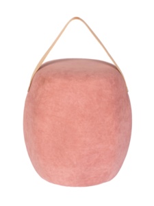 Pouf marocain rond moderne en tissu de velours pouf banc de siège en plastique pour maquillage coiffeuse pour la maison salon chambre à coucher - Product Image 4