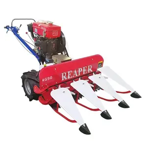 Miwell 4G90 4hp Gasoline Engine Mini Grops Reaper Corn Harvester