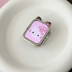 BEEFLYPOWER Coques de protection Bling Bling ajourées avec diamants pour <span class=keywords><strong>Apple</strong></span> <span class=keywords><strong>Watch</strong></span> Series 11 10 9 8 Accessoires pour montre - Product Image 2