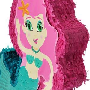 Piñata Sirène – Fournitures pour Fête d'Anniversaire d'Été pour Enfants, Décoration Thème <span class=keywords><strong>Carnaval</strong></span> - Product Image 3