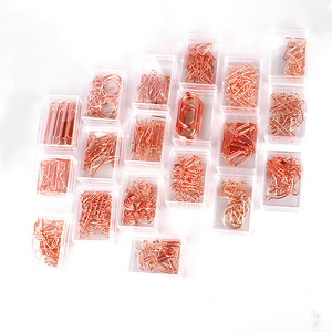 Bộ Kẹp Giấy Vàng Hồng Sáng Tạo Bộ Sách Dễ Thương Hình Dạng Đặc Biệt Trường Văn Phòng - Product Image 2