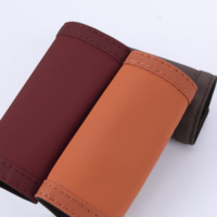 Housse de protection de poignée de toit de voiture en cuir de luxe, respirante, antidérapante, installation facile avec Velcro, accessoires intérieurs