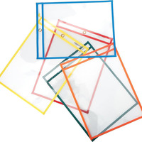 Carpeta de Archivo Reutilizable A4 con Bolsillos de Borrado en Seco, Personalizable con Logotipo, Fabricante OEM, Suministros para Aula, Directo de Fábrica