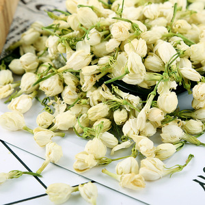 Capullos de Jazmín Secos Súper Aromáticos, Libres de Azufre, Pétalos de Jazmín Enteros Frescos para Té Aromático y Materia Prima para Aromatizar - Product Image 3