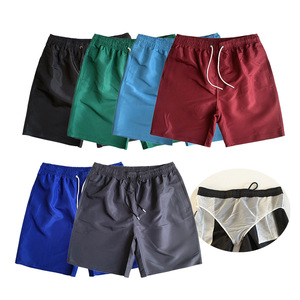 Short de plage pour hommes personnalisé et écologique OEM Sexy Swim Surf Vêtements de plage vierges avec logo imprimé Vente en gros - Product Image 3