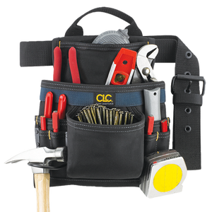 Muestra gratuita Bolsa de herramientas de cuero vacuno de primera calidad, multiusos, resistente al desgaste, con bolsillos en la cintura - Product Image 4