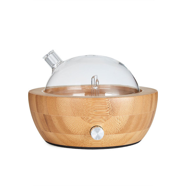 New Design Luxury Ultrasonic Aromatherapy Air Scented Scent Fragrance Essential Oil Wood Glass Aroma Diffuser