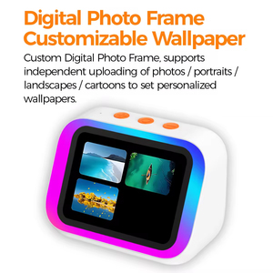 Altavoz Inteligente con IA, Control por Voz, Pantalla RGB y Sonido de Alta Calidad, Función de Despertador, Altavoz Inalámbrico - Product Image 5