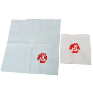 Customize atacado Personalizado impresso tecido guardanapos de papel personalizado com o logotipo