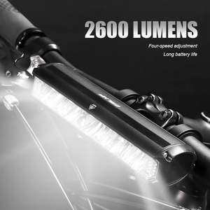 DELANHUWI ไฟหน้าจักรยาน LED กันน้ำอลูมิเนียมไฟหน้าจักรยานแบบชาร์จไฟได้ 4 โหมดไฟฉาย USB สำหรับขี่กลางคืน - Product Image 3
