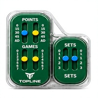 Ensemble de 3 compteurs de points de padel personnalisés en gros – Compteurs de points portables en plastique pour le tennis et les sports de raquette
