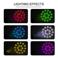 Mini 150W Beam Pattern Moving Head Light DMX512 Leichtgewichtiger Spot Gobo Bühnenbeleuchtung für DJ Disco Home Party Club Show