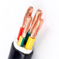 Câble d'alimentation durable 3 conducteurs YJV XLPE PVC 0,6/1 kV, fil électrique en cuivre type N2XY TC IEC 60502, câble basse tension pour distribution