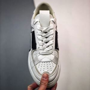 Chaussures pour hommes de luxe, design patchwork noir et blanc, simples, élégantes et polyvalentes pour toutes les occasions, chaussures pour femmes - Product Image 3