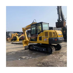Mini-excavatrice sur chenilles Komatsu PC60-8 d'occasion de haute qualité, faible nombre d'heures de travail, 6 tonnes, avec moteur et boîte de vitesses - Product Image 6