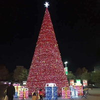 China Großhandel Shengyue PVC Riesenbaum 5-10 Meter IP65 Wiederaufladbare Batterie Dimmbare LED Weihnachtsbaum-Dekoration Landschaftsgestaltung