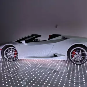 흰색 라미네이트 비디오 led 댄스 바닥 별빛 효과