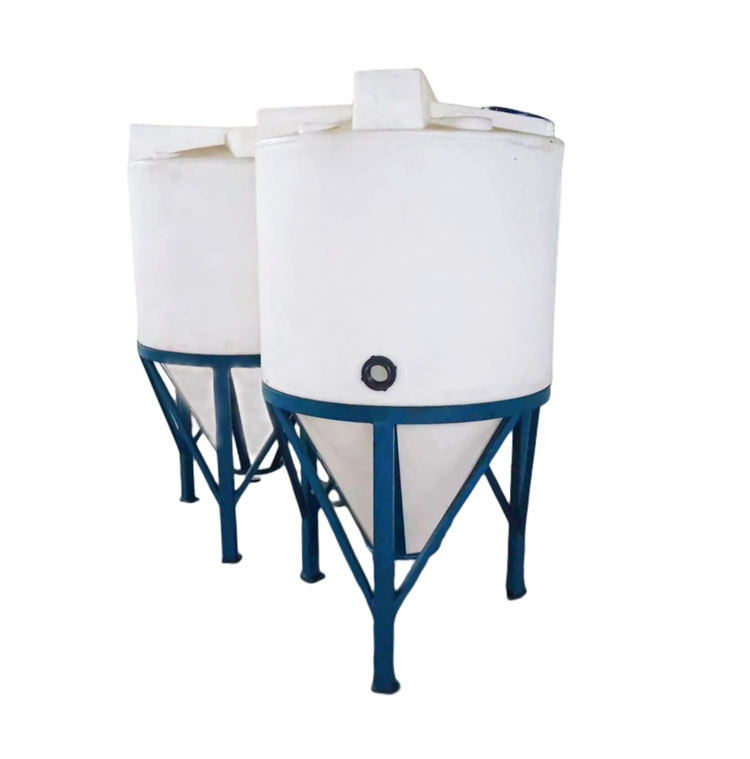 Полиэтиленовый смесительный бак 200 л, пластиковый резервуар для хранения химических веществ с мешалкой