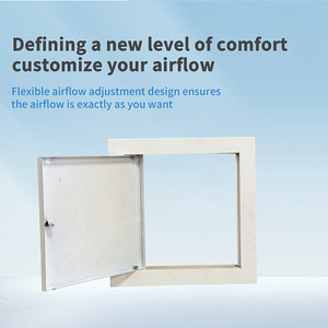 Custom White Square Aluminum Alloy Ceiling <strong>Access</strong> Panel HVAC Vent Embedded Ventilation Grille Aluminum Return <strong>air</strong> Vent - Product Image 5