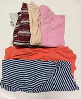 Chiffons de nettoyage industriels en coton de haute qualité à prix abordable, chiffons de t-shirt en coton mélangé foncé, chiffons de coton usagés pour le nettoyage
