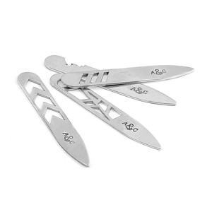 มงกุฎเชฟรอนสีเงินคู่ - Product Image 3